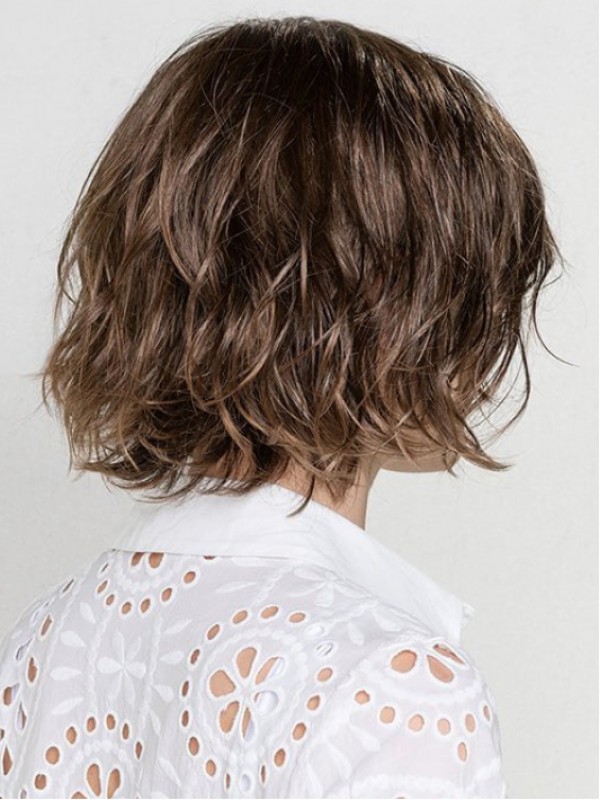 Natuurlijke Golvende Menselijke Haar Bobs Lace Front Pruiken
