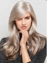 Lange Lace Front Pruiken Gelaagde 16" Blonde Synthetische Pruiken