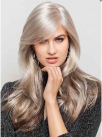 Lange Lace Front Pruiken Gelaagde 16" Blonde Synthetische Pruiken