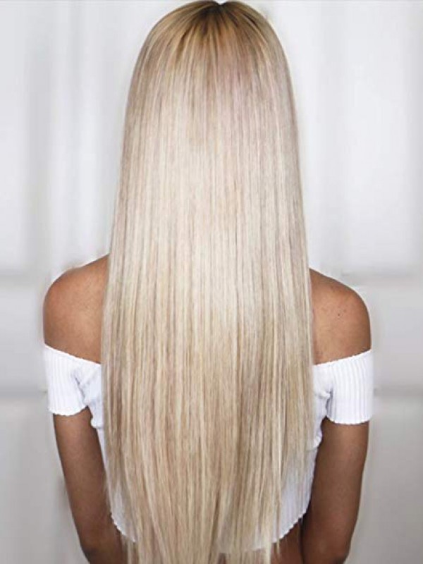 Lange Yaki Rechte 360 Lace Remy Menselijk Haar Pruiken