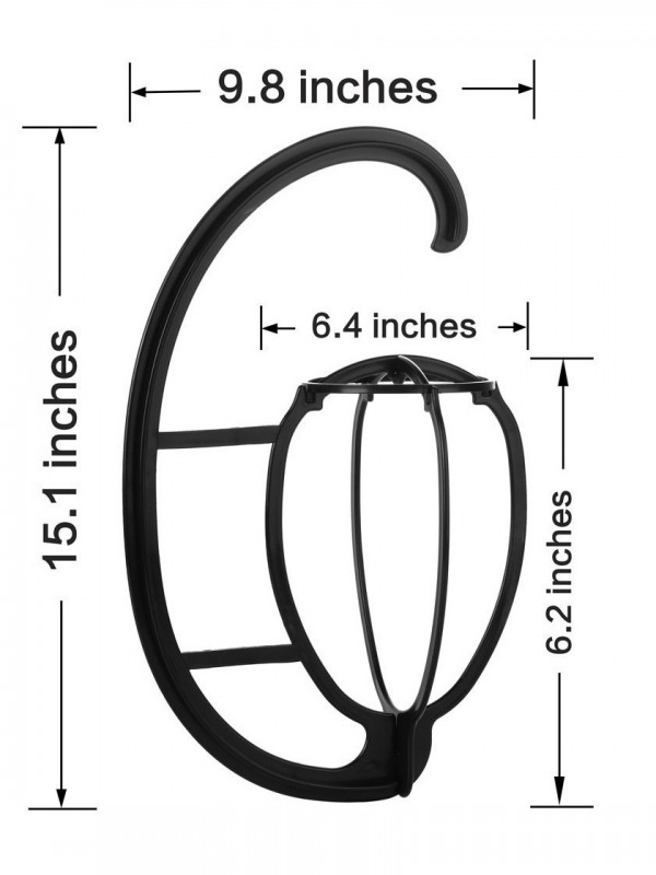 Draagbare Opknoping Pruik Stand Plastic Diy Hoeden Hanger Por Afneembare Display Droger Houder Tool Voor Lange & Korte Pruiken