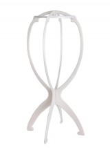 Witte Kunststof Pruikenstandaard Van 14 Inch Hoog