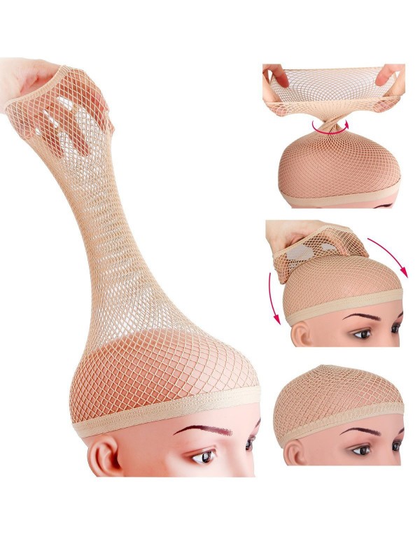 Gewoon Nude Mesh-Achtige Pruik Cap