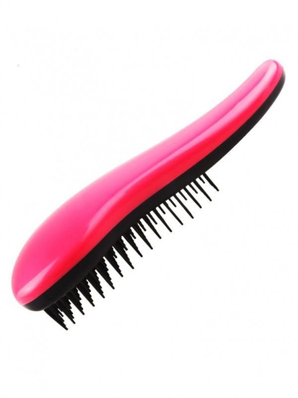 Roze Magische Haar Kam Borstel Regenboog Haarborstel Haar Douche Salon Tool