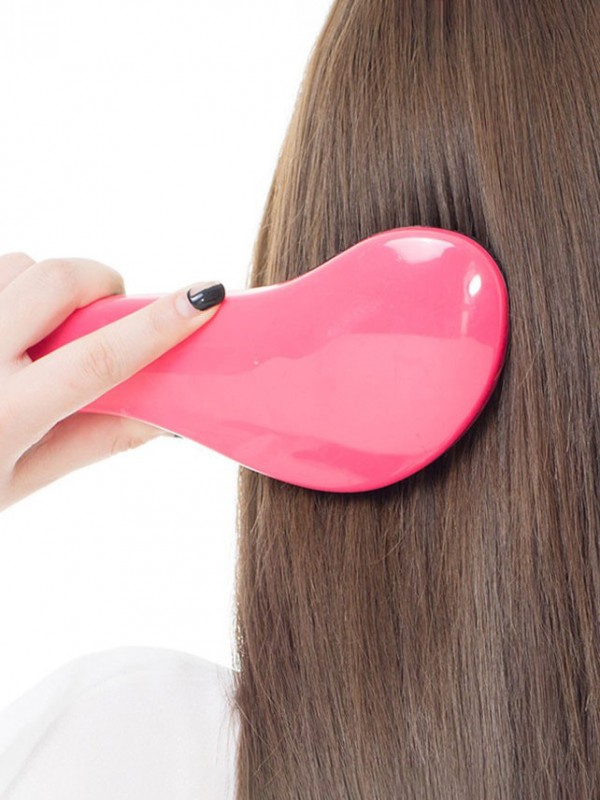 Roze Magische Haar Kam Borstel Regenboog Haarborstel Haar Douche Salon Tool
