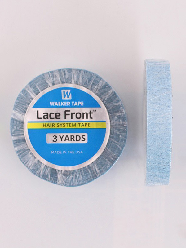 1.27Cm * 3Yard Lace Front Support Tape Blue Liner Roll Voor Lace Wig