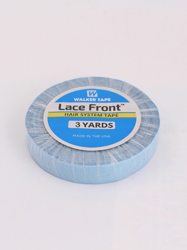 1.27Cm * 3Yard Lace Front Support Tape Blue Liner Roll Voor Lace Wig