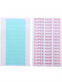 5 Vellen 60 Stks 4 Cm * 0.8 Cm Haar Tape Lijm Lijm Dubbelzijdige Tape Waterdicht Voor Lace Wig: