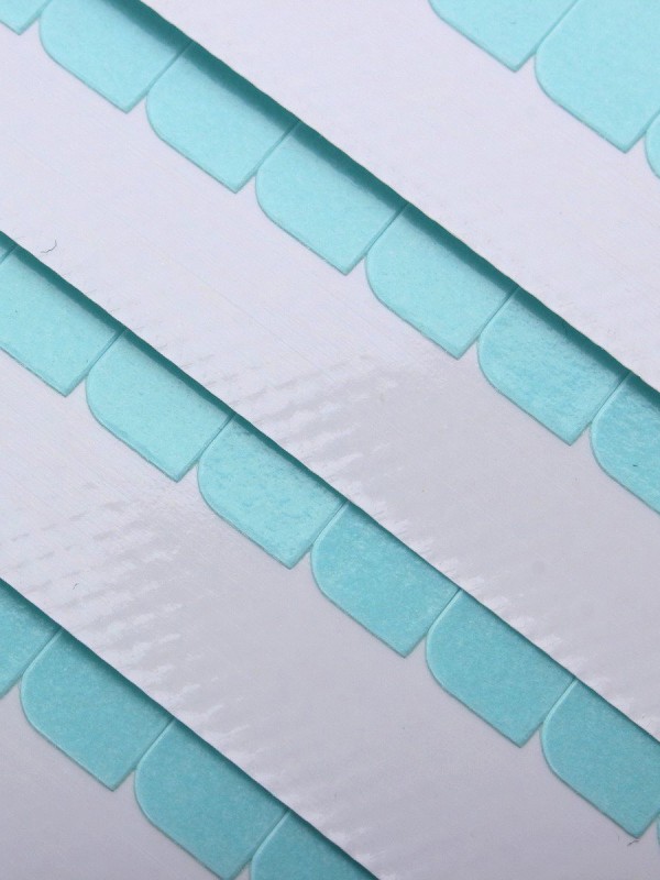 5 Vellen 60 Stks 4 Cm * 0.8 Cm Haar Tape Lijm Lijm Dubbelzijdige Tape Waterdicht Voor Lace Wig: