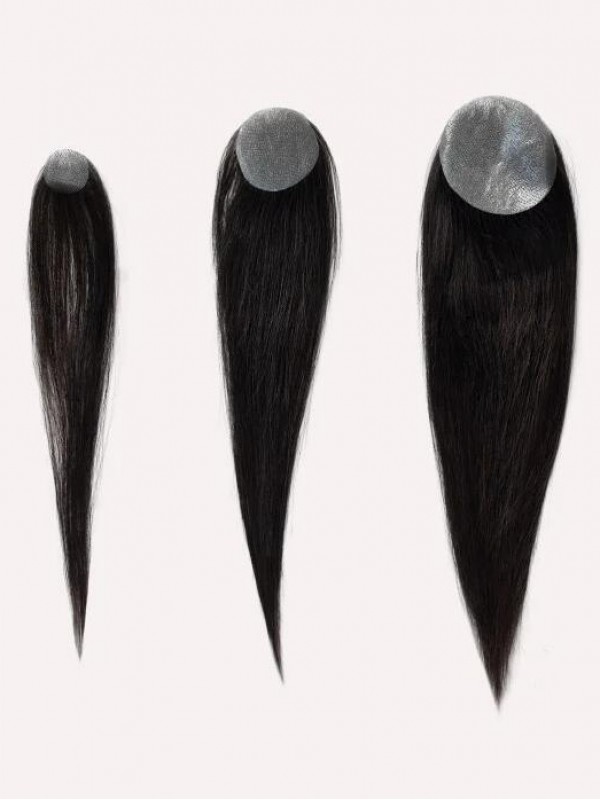 3 "* 3" Full Skin Base Menselijk Haar Cover Up Haar Patches Geen Chirurgische Oplossing Voor Alopecia Areata