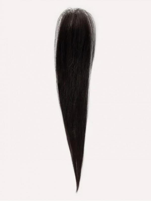 2 "* 2" Full Skin Base Human Hair Cover Up Hair Patches Geen Chirurgische Oplossing Voor Alopecia Areata