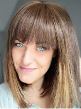 5 "* 2,75" Full Mono Remy Human Hair Topper Met Pony
