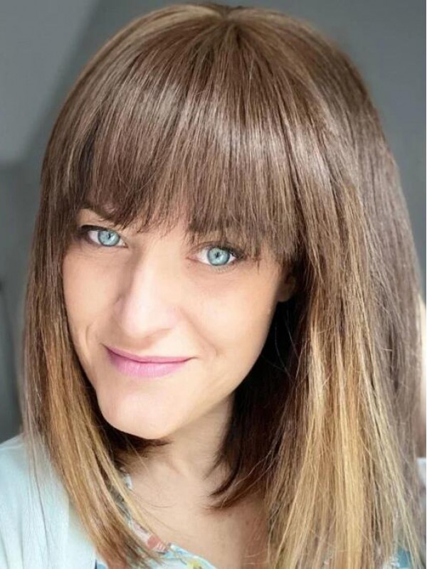 5 "* 2,75" Full Mono Remy Human Hair Topper Met Pony