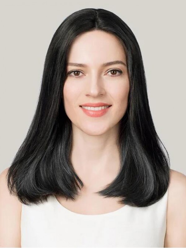 5.5 "* 5.5" Mono Top Remy Human Hair Topper Zonder Pony Lace Front
