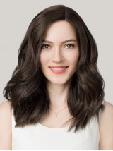 5"* 6" Full Hand Gebonden Mono Remy Human Hair Topper 12"