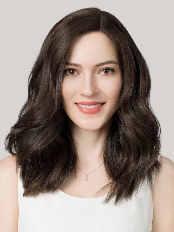 5"* 6" Full Hand Gebonden Mono Remy Human Hair Topper 12"