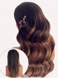 16" 140G 7 Stuks Klassieke Clip In Remy Human Hair Extensions