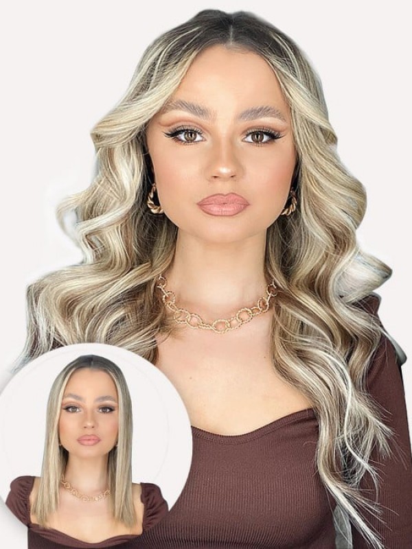 16" 140G 7 Stuks Klassieke Clip In Remy Human Hair Extensions