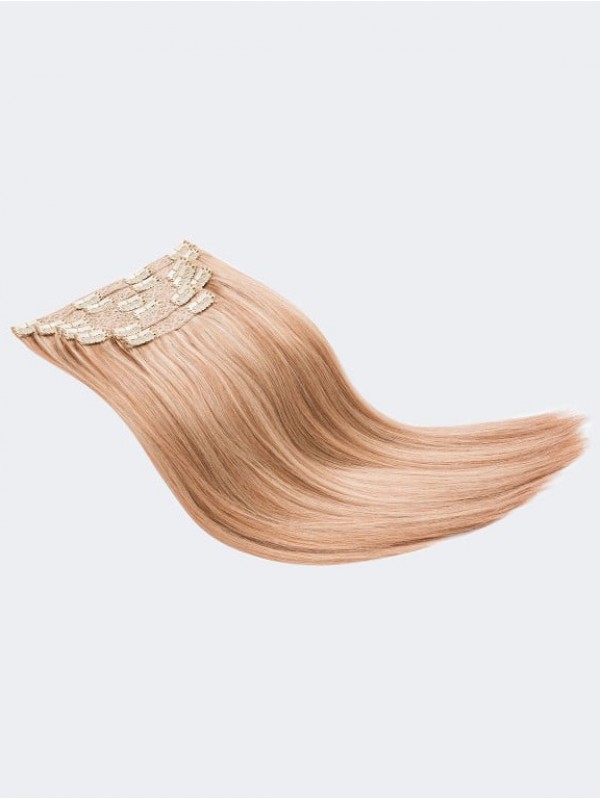 16" 140G 7 Stuks Klassieke Clip In Remy Human Hair Extensions