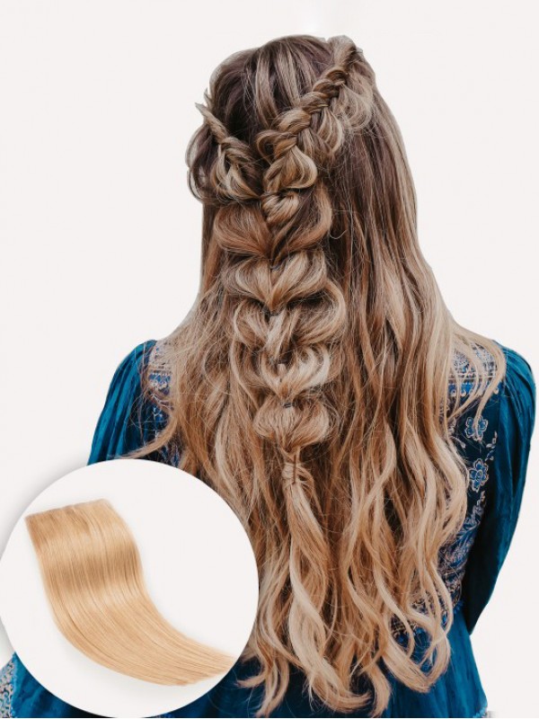 20 "160G 7 Stuks Onzichtbare Clip In Human Hair Extension