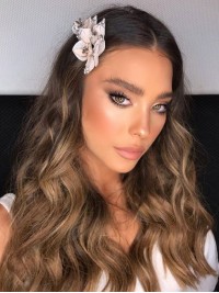 16" 120G 7 Stuks Onzichtbare Clip In Remy Human Hair Extensions