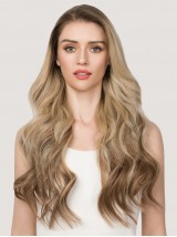 18 "160G 10 Stuks Onzichtbare Clip In Human Hair Extensions