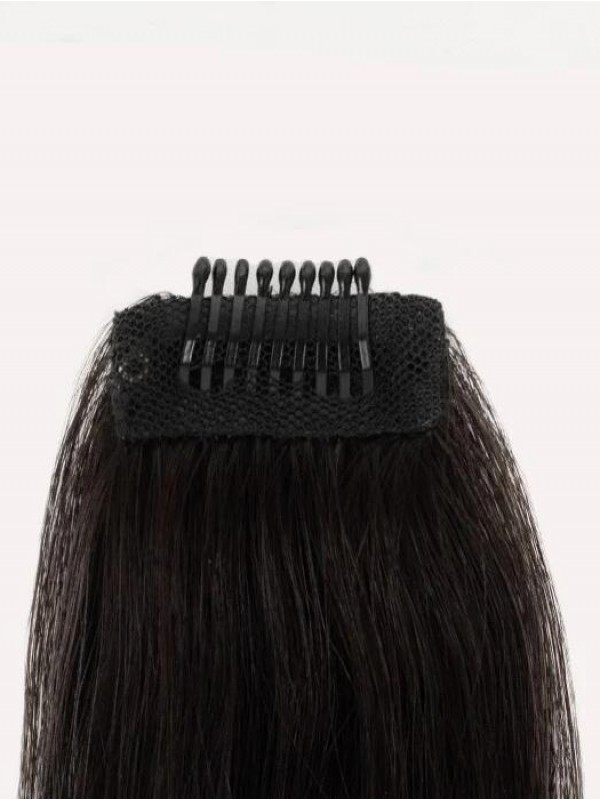 12 "Instant Clip In Human Hair No Track Cover Up Hair Patch Hair Volumizer Hair Root Lifter