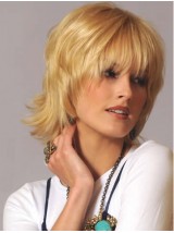 Kaploze Kinlengte 10 "Handige Blonde Natuurlijke Pruik