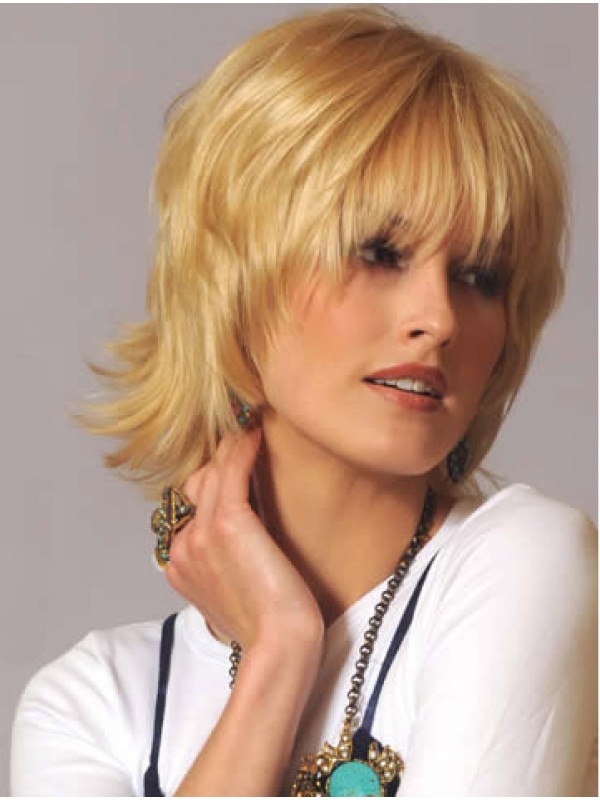Kaploze Kinlengte 10 "Handige Blonde Natuurlijke Pruik