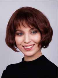 10" Rechte Remy Menselijk Haar Lady Bob Pruiken Online
