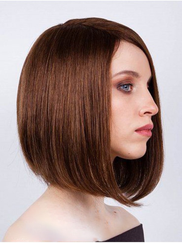 Capless 12 "Steil Remy-Mensenhaar Bob-Pruik Kopen