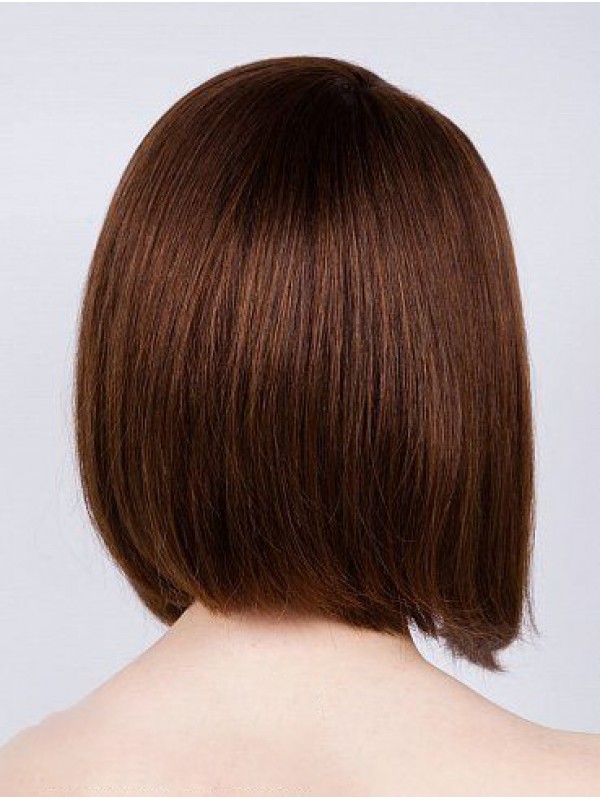 Capless 12 "Steil Remy-Mensenhaar Bob-Pruik Kopen