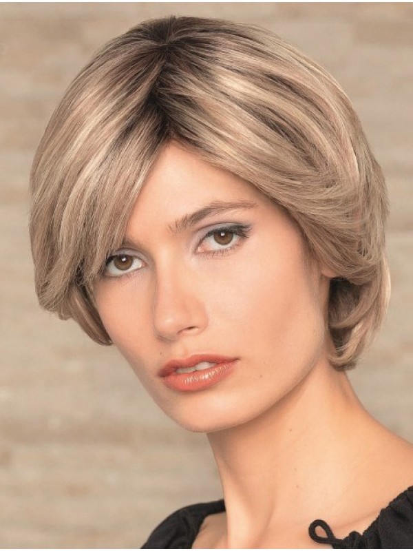 Boycuts Blonde Straight Remy Lace-Pruiken Van Menselijk Haar Om Te Dragen