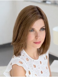 12 "Schouderlengte Nieuwe Bruine Remy Mensenhaar Bob Pruiken