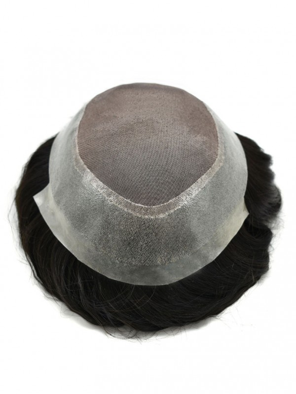 8 "X 10" Ts1 Fine Mono Mens Toupee Menselijk Haar Dunne Huid Haarvervangingssysteem