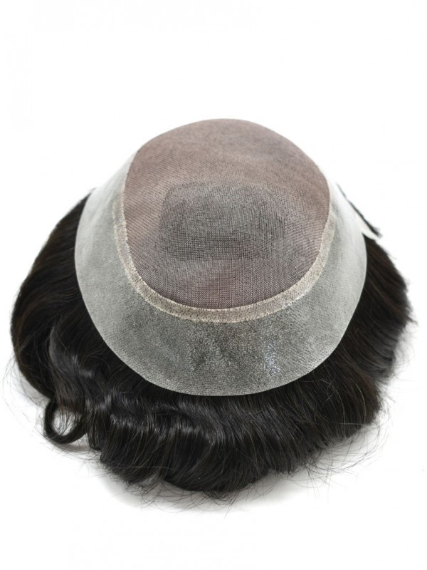 8 "X 10" Ts1 Fine Mono Mens Toupee Menselijk Haar Dunne Huid Haarvervangingssysteem