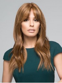 Ombre Pruiken Gestyled Met Zachte Losse Golvende Menselijke Haarpruik Met Kant