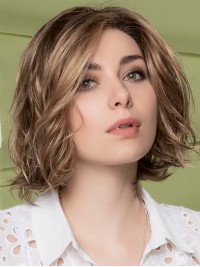 Golvende Lace Front Pruiken Kinlengte Blonde Remy Menselijk Haar Pruiken