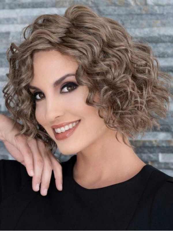 Stijlvolle Kinlengte Getextureerde Bob Met Kant Voorpruiken Menselijk Haar