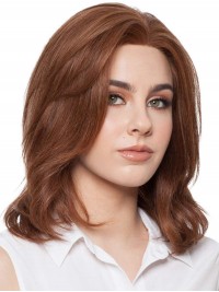 Schouderlange Gelaagde Full Lace Pruiken Van Mensenhaar