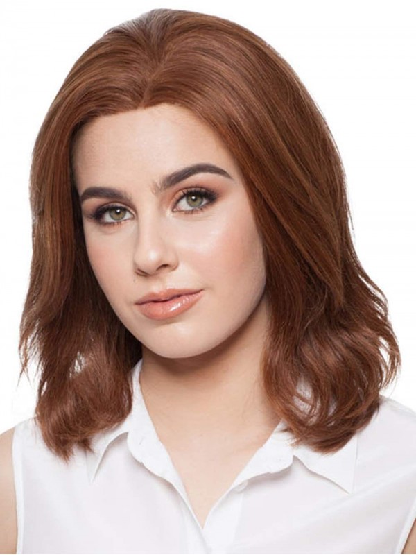 Schouderlange Gelaagde Full Lace Pruiken Van Mensenhaar