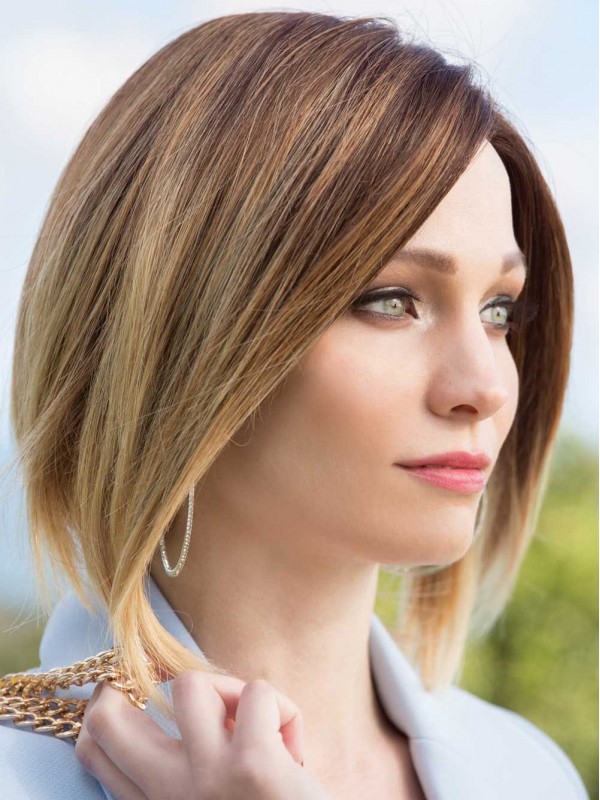 Mode 10" Rechte 100% Handgebonden Remy Bob Pruiken Van Echt Haar