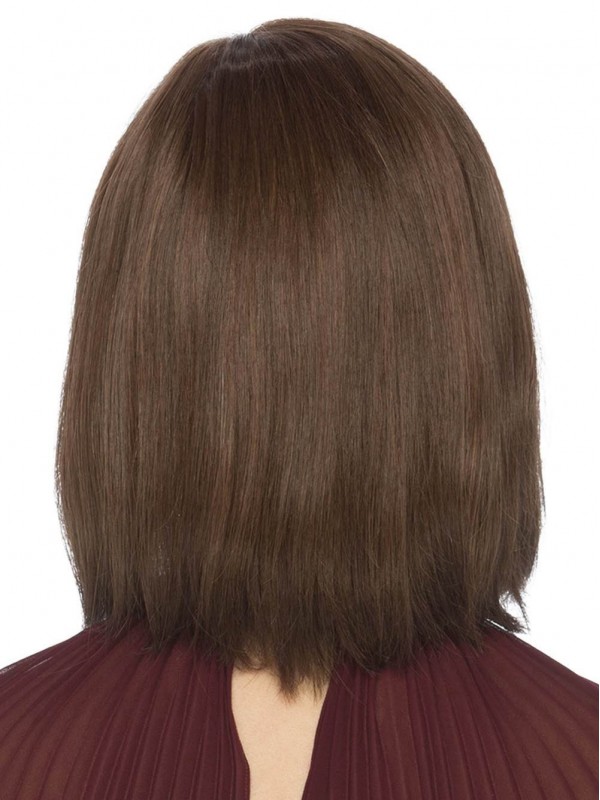 Glamoureuze 12" Bob Menselijk Haar Monofilament Pruiken