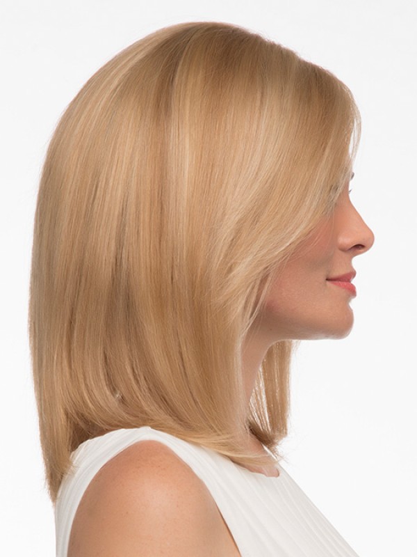 Blonde Rechte Bob 100% Menselijk Haar Kaploze Pruiken