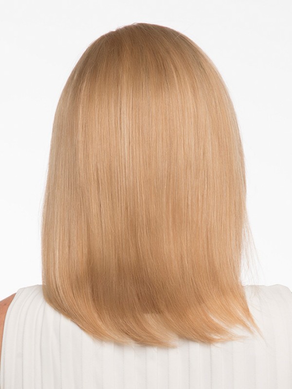 Blonde Rechte Bob 100% Menselijk Haar Kaploze Pruiken