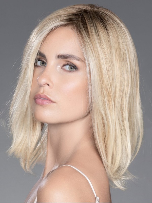 Natuurlijke 14" Bobs 100% Handgebonden Blonde Menselijk Haar Pruiken