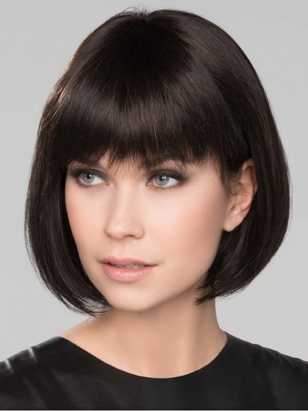 Charmante Bob 10" Capless Menselijk Haar Pruiken