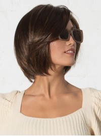 Opvallende 10" Bob Lace Front Remy Menselijk Haar Pruiken