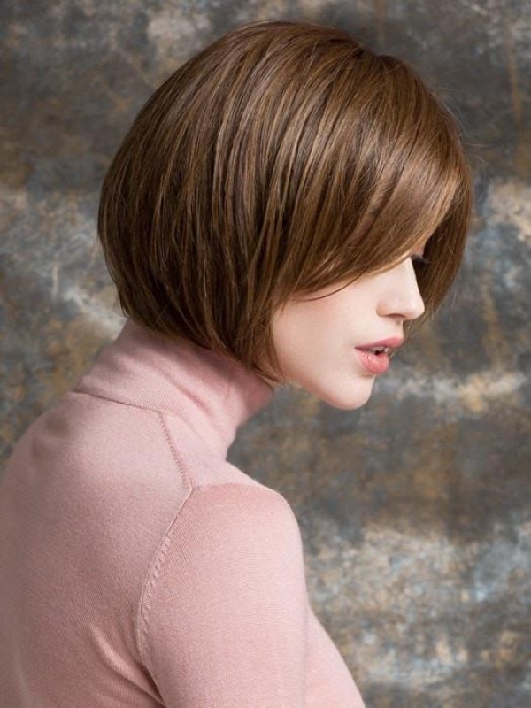 Natuurlijke Kinlengte Kant Voor 100% Menselijk Haar Bob Pruiken