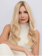 20" Lace Front Echt Menselijk Haar Pruiken Zonder Pony